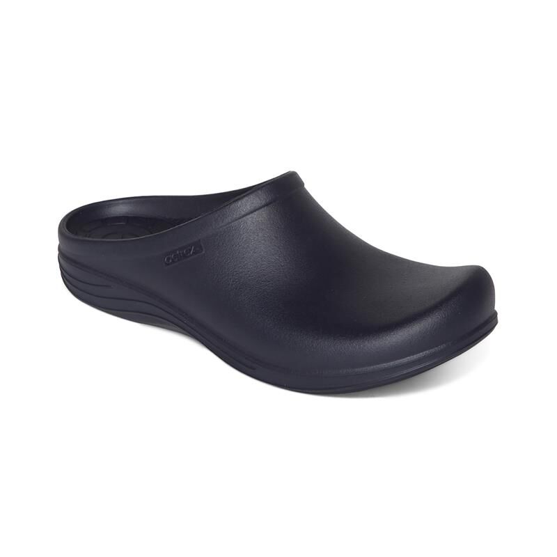 Aetrex Bondi Orthotic Women's Clogs Navy | JLG5161ON