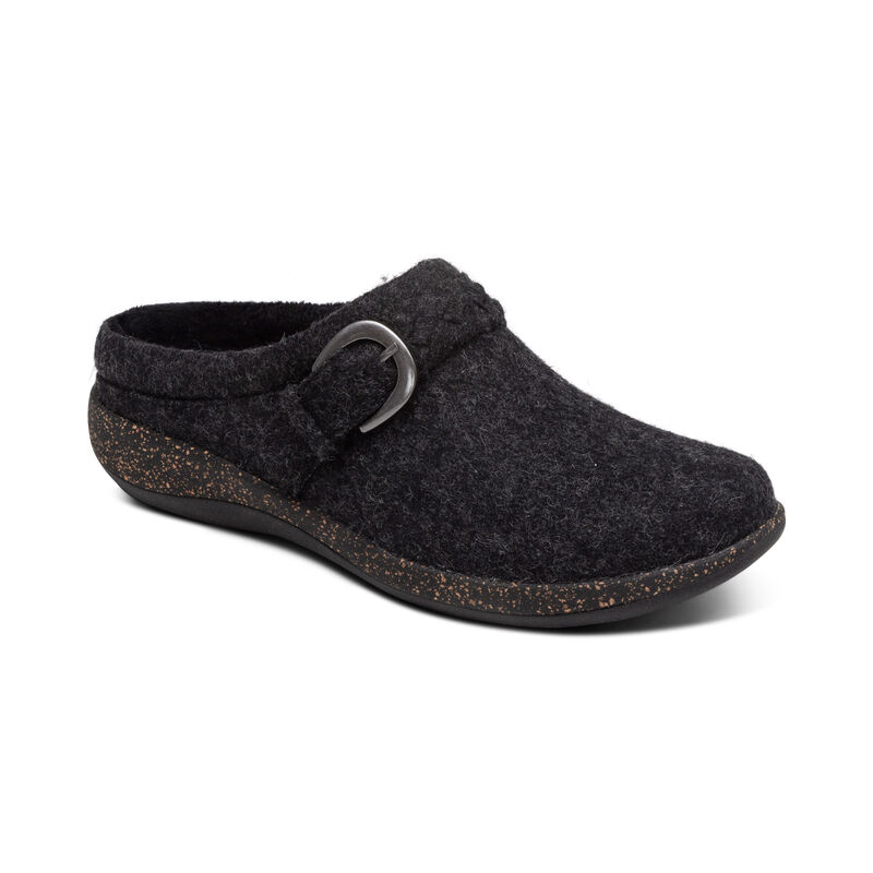 Aetrex Libby Comfort Women's Clogs Black Multicolor | URY8256QW