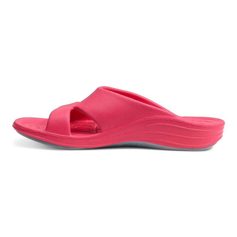 Aetrex Bali Orthotic Women's Slides Pink | DMG2439AR