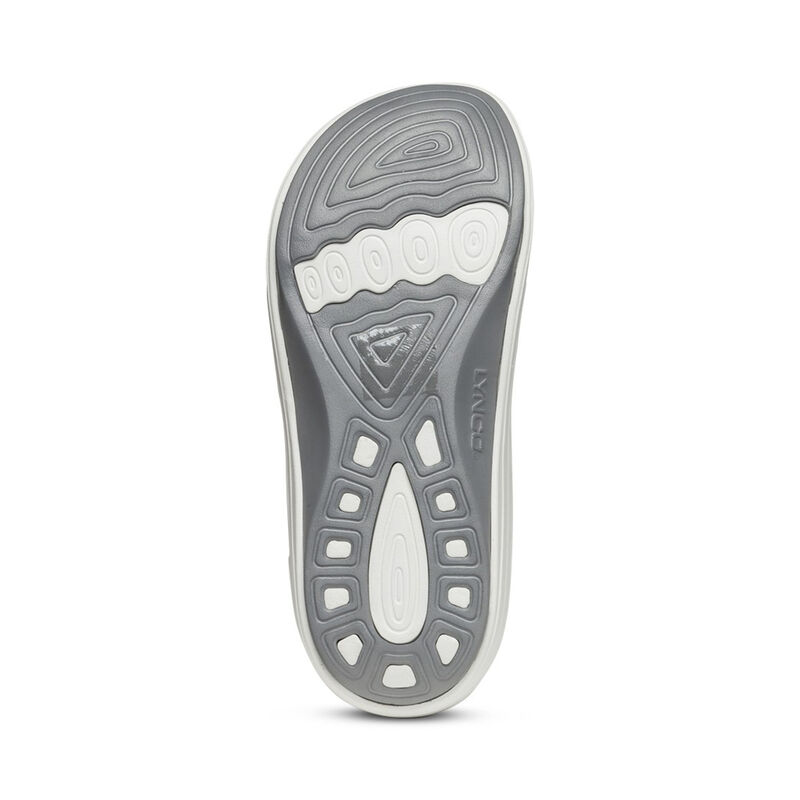 Aetrex Fiji Orthotic Women's Flip Flops White | URE6564UI