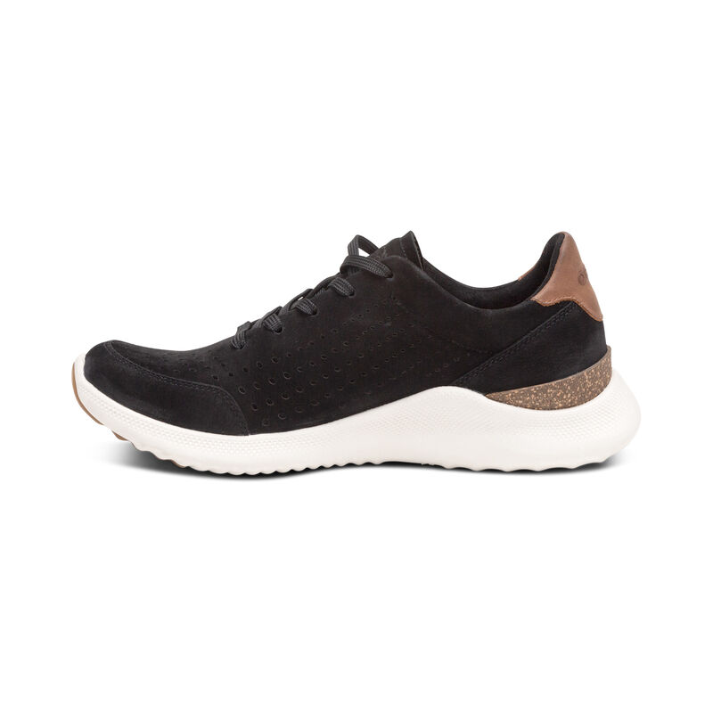 Aetrex Laura Arch Support Women's Sneakers Black | LUN5072RA