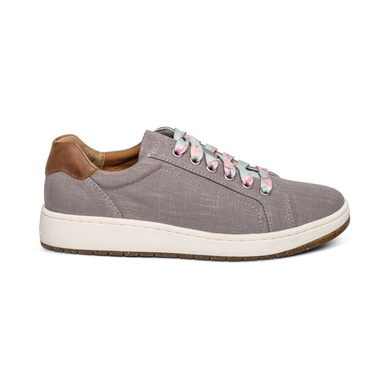 Aetrex Renee Arch Support Women's Sneakers Grey | ICT2081XN